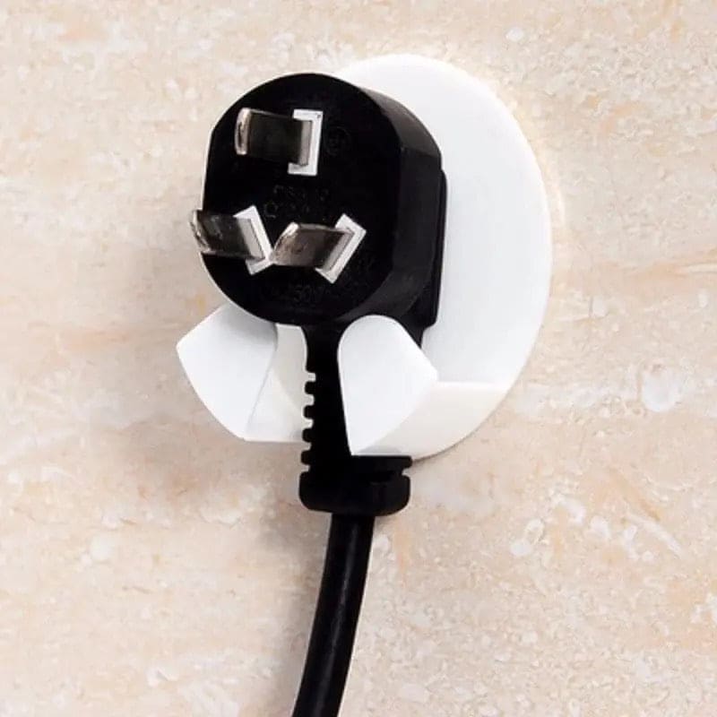 Set Of 2 Cuddle Hook, Self Adhesive Plug Holder, Multipurpose Wall Hook, Wall Plug Hook Bracket, Punch Power Cord Socket Hook, Household Practical Gum Hooks Set Of 2 Cuddle Hook, Self Adhesive Plug Holder, Multipurpose Wall Hook, Wall Plug Hook Bracket, Punch Power Cord Socket Hook, Household Practical Gum Hooks